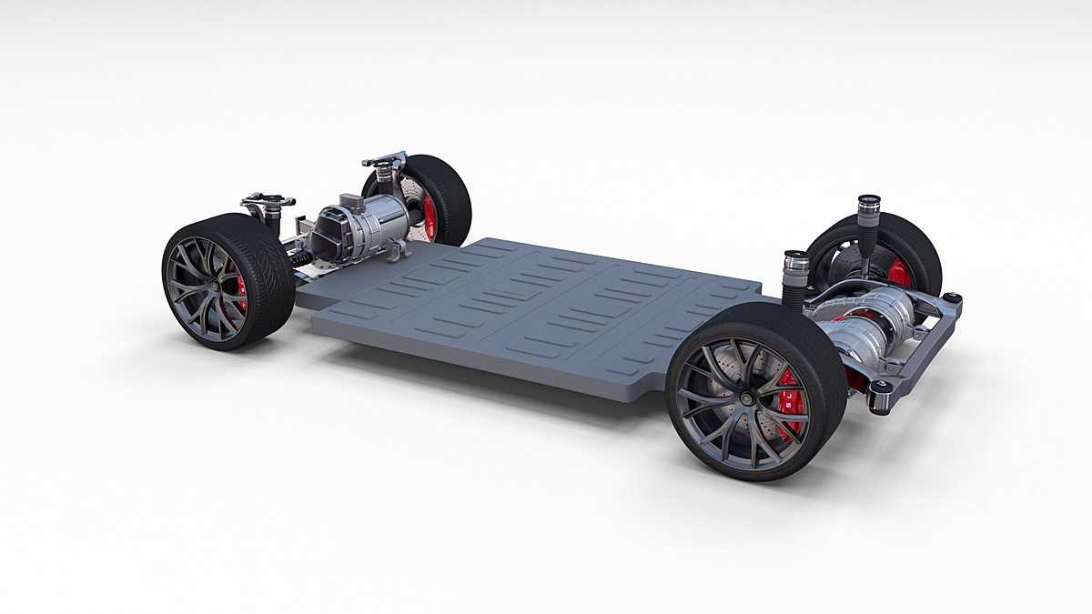 Tesla online roadster chassis