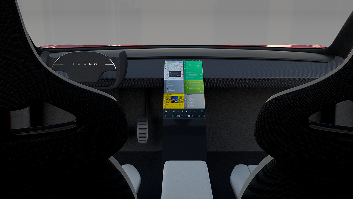 Tesla Roadster Model S X 3 - Blender Market