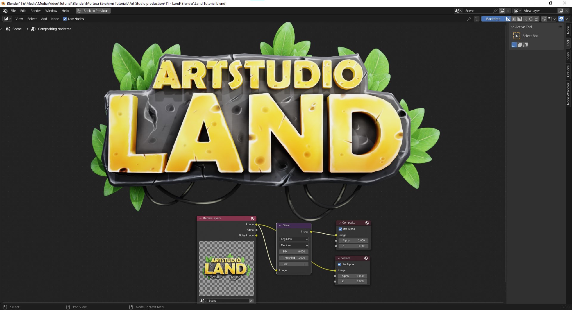 Texture painting a Game Title in Blender for Beginners Blender Market