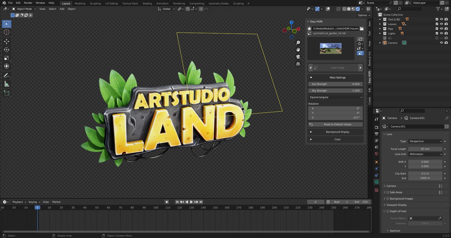 Texture painting a Game Title in Blender for Beginners Blender Market