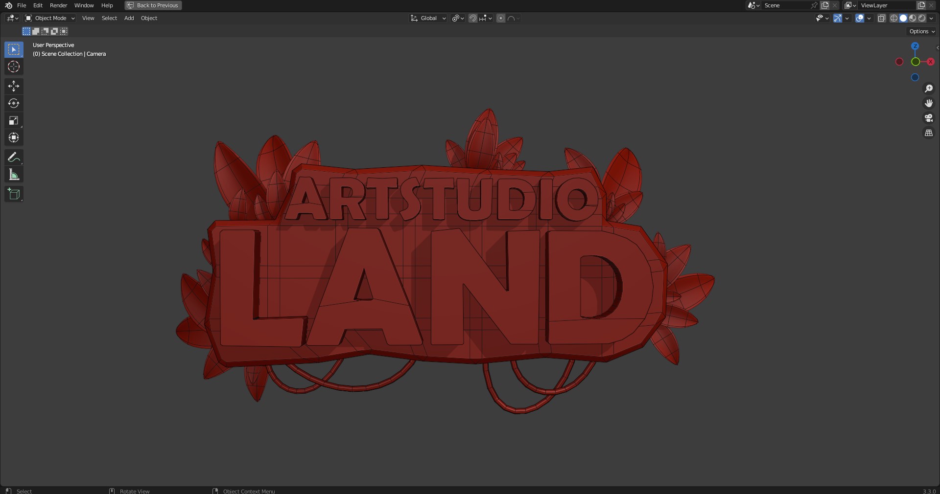 Texture painting a Game Title in Blender for Beginners Blender Market