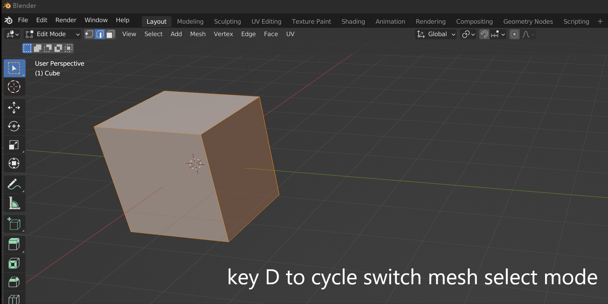 Switch Mesh Select Mode - Blender Market