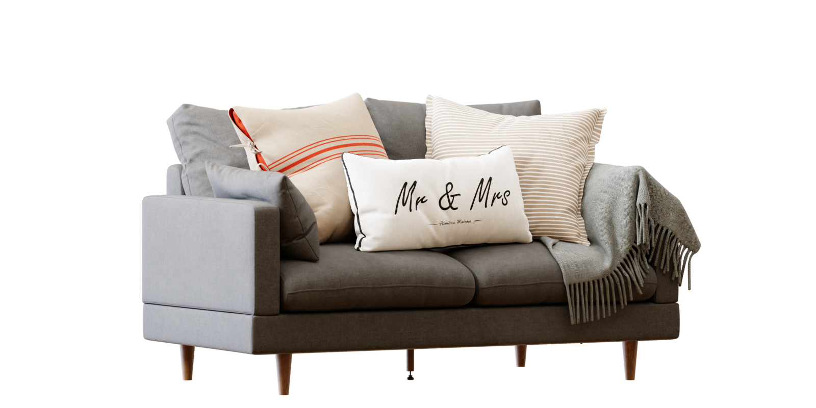 sofa inspired by Temple and ster Silas 2 seater fabric sofa with