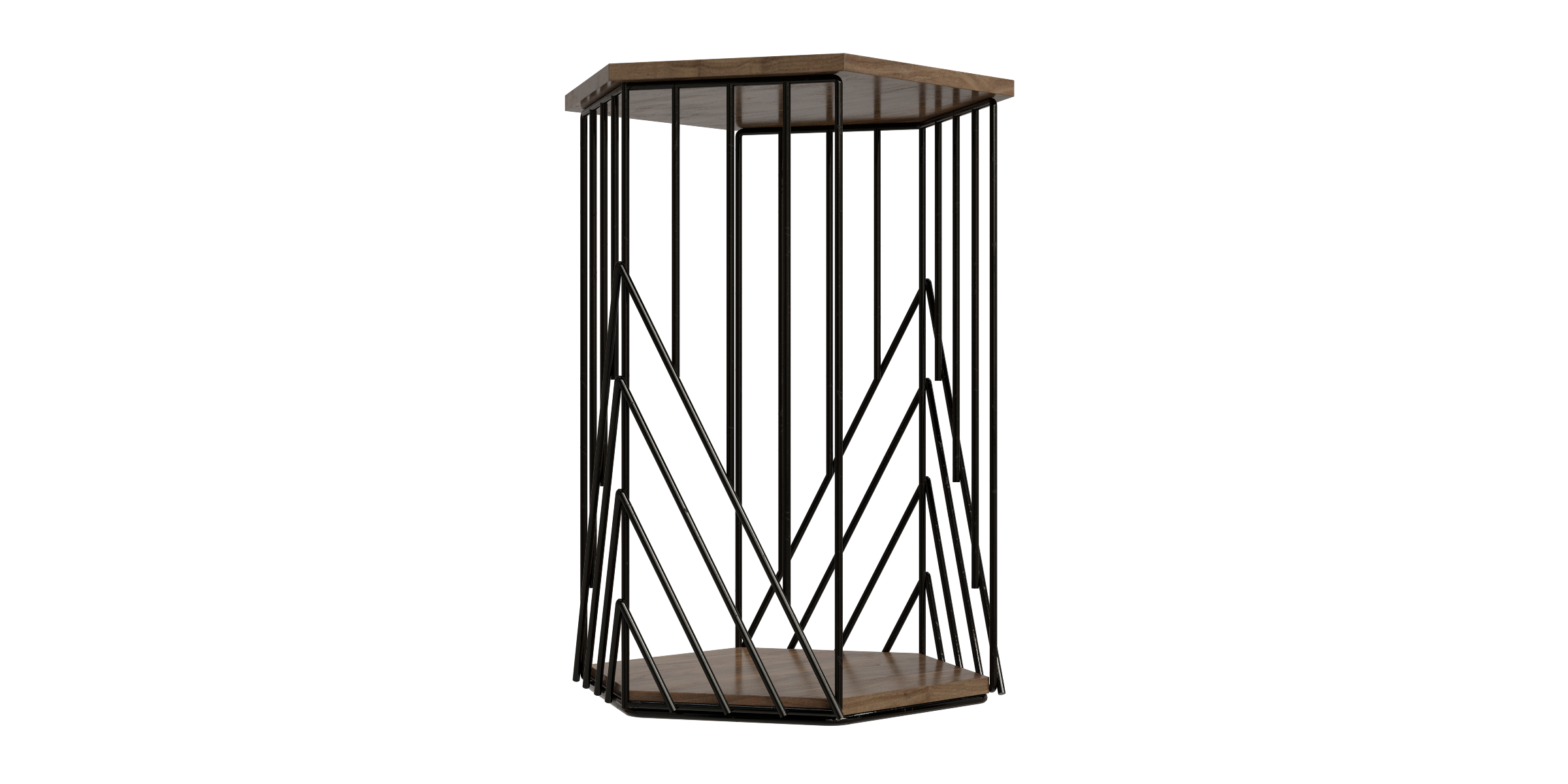 Hex Oak Effect Side Table Blender Market