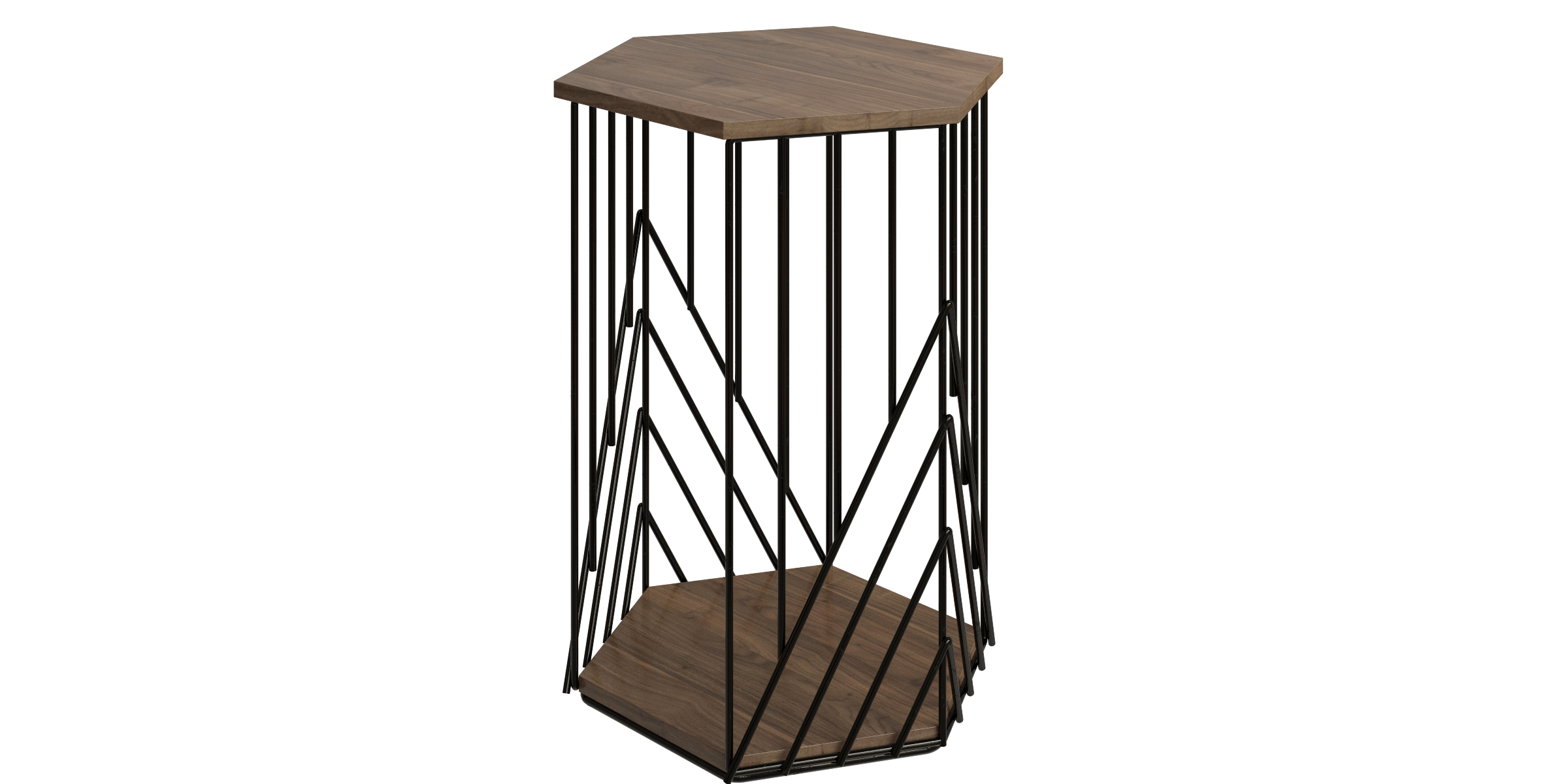 Hex Oak Effect Side Table Blender Market