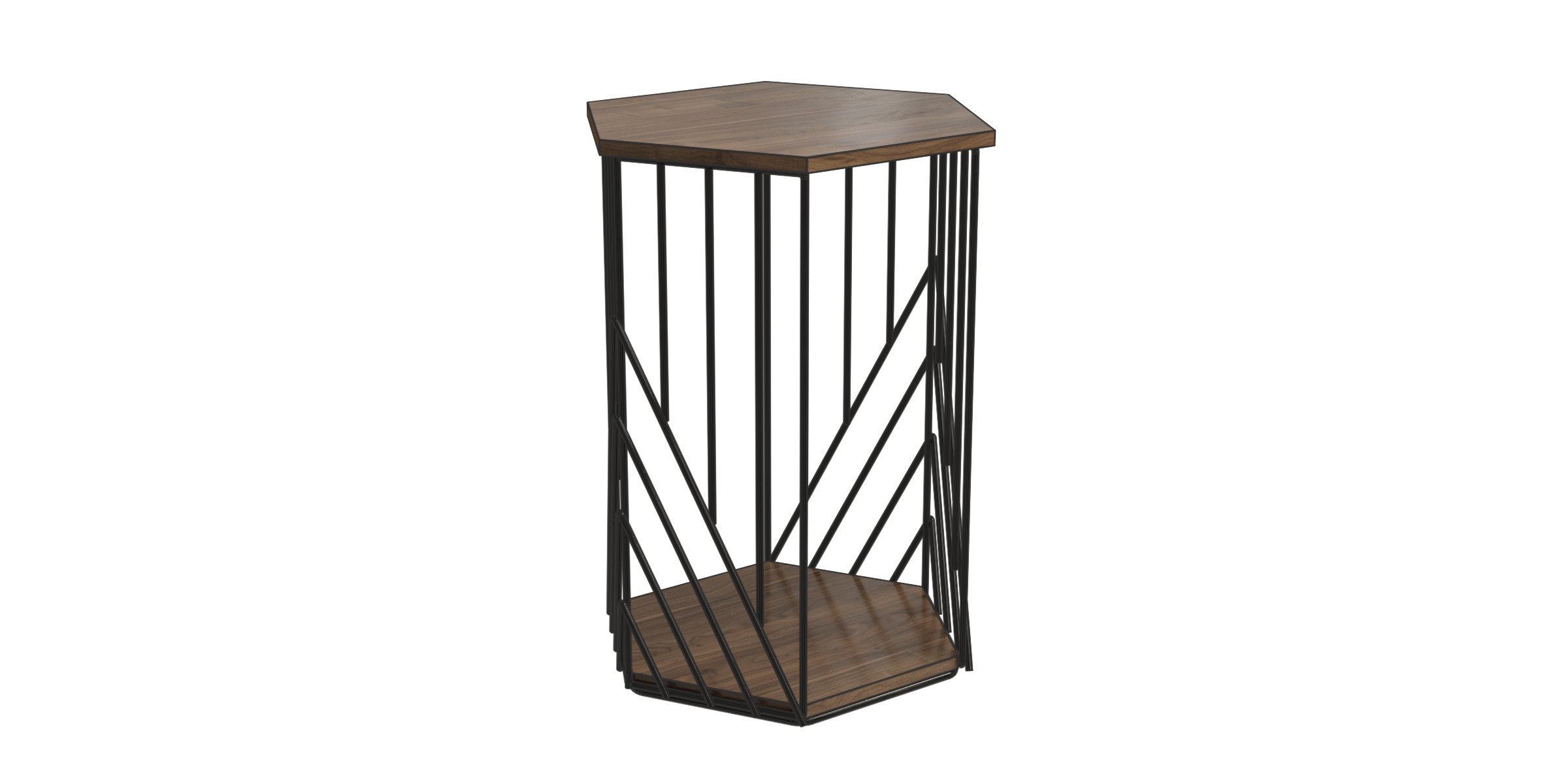 Hex Oak Effect Side Table Blender Market