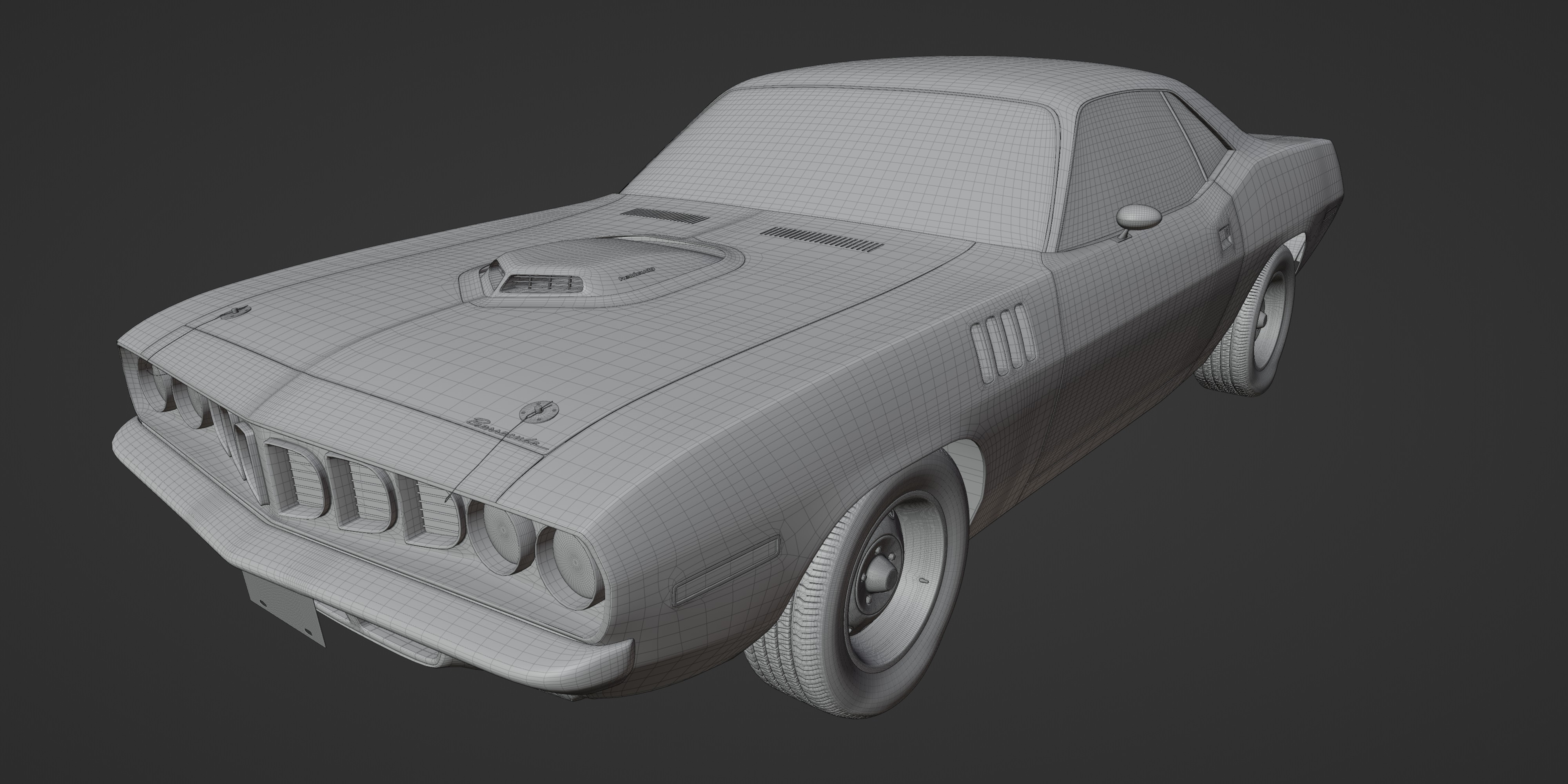 1971 Plymouth Barracuda „Hemi Cuda“ Blender Market