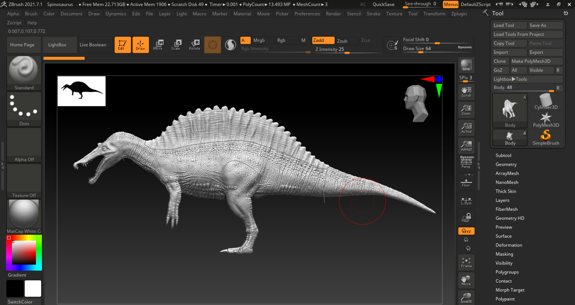 Dinosaur Renders Spinosaurus Dinosaur - Blender Market