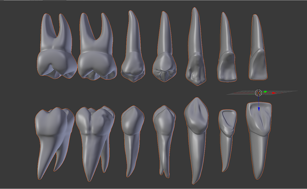 Teeth 3D Print - Blender Market