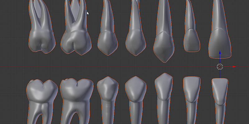 Teeth 3D Print - Blender Market