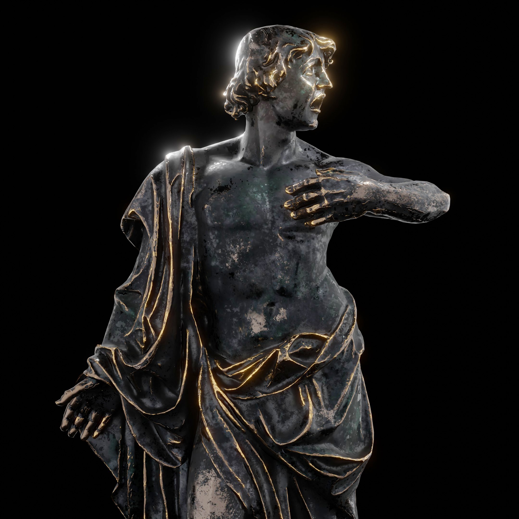 Famous Roman Statues Chic Collection 035 - Blender Market