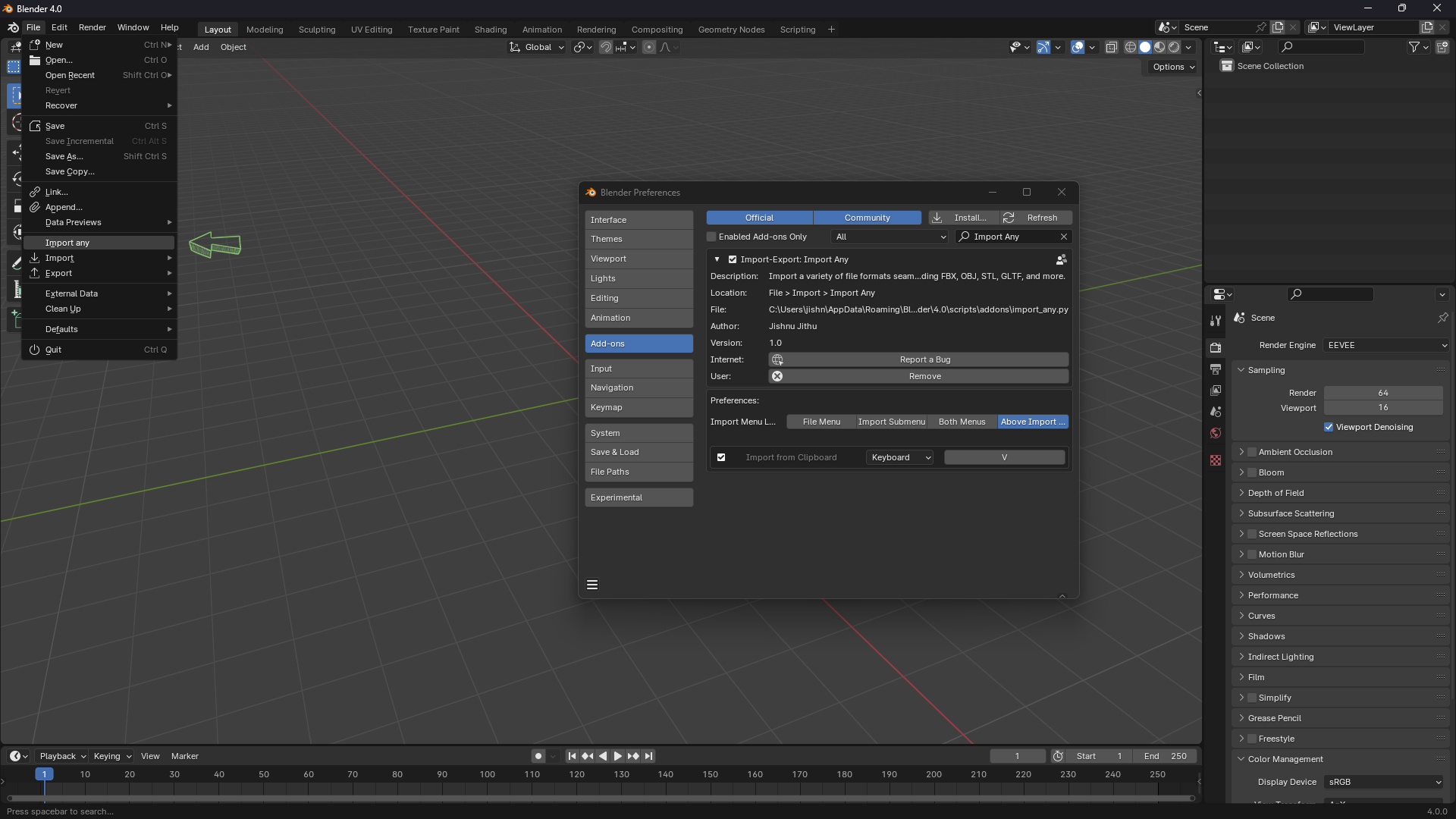 Import any Blender Market