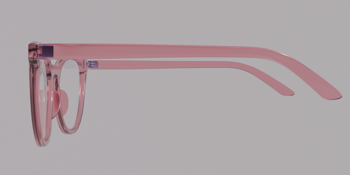 Pink sunglass 3d model Blender Market