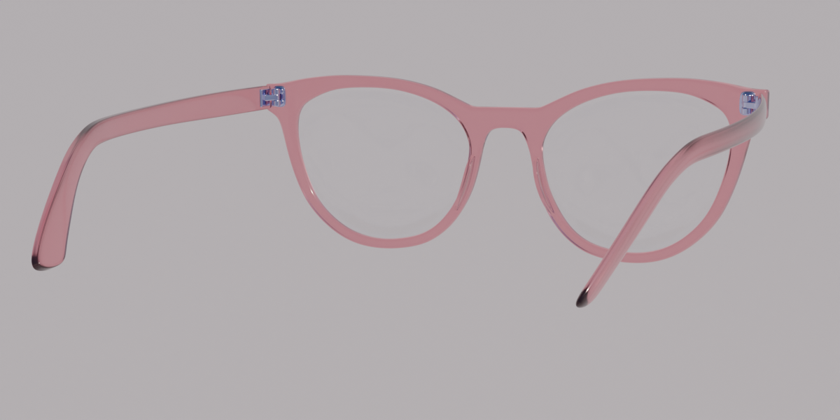 Pink sunglass 3d model Blender Market