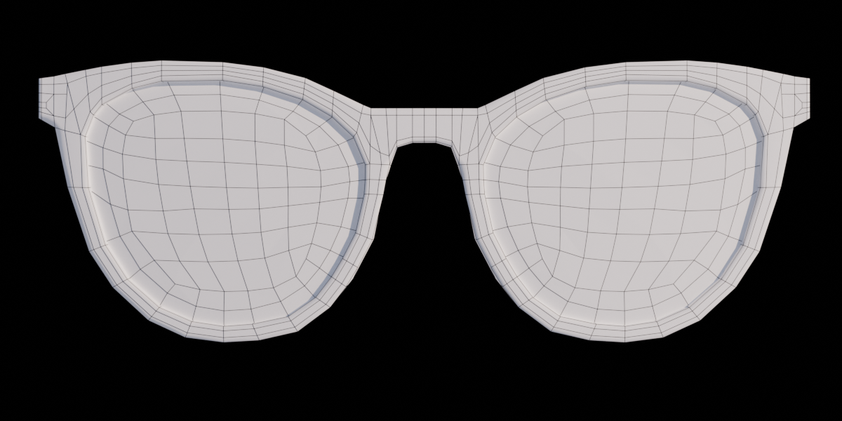 Pink sunglass 3d model Blender Market