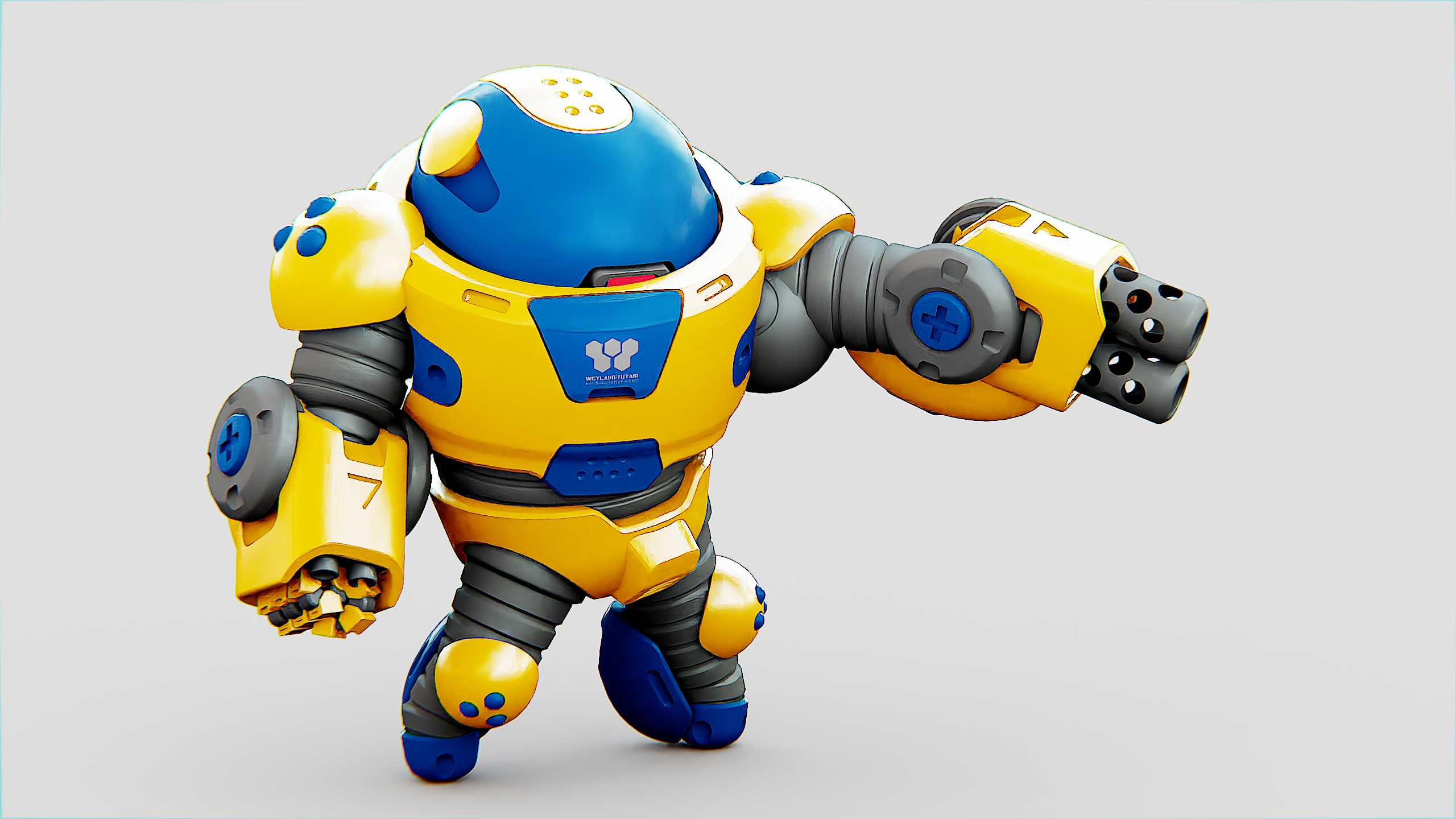 TOY BOT ARNOLD AutoRig Pro Rigged For Mixamo, Unreal Engine Unity