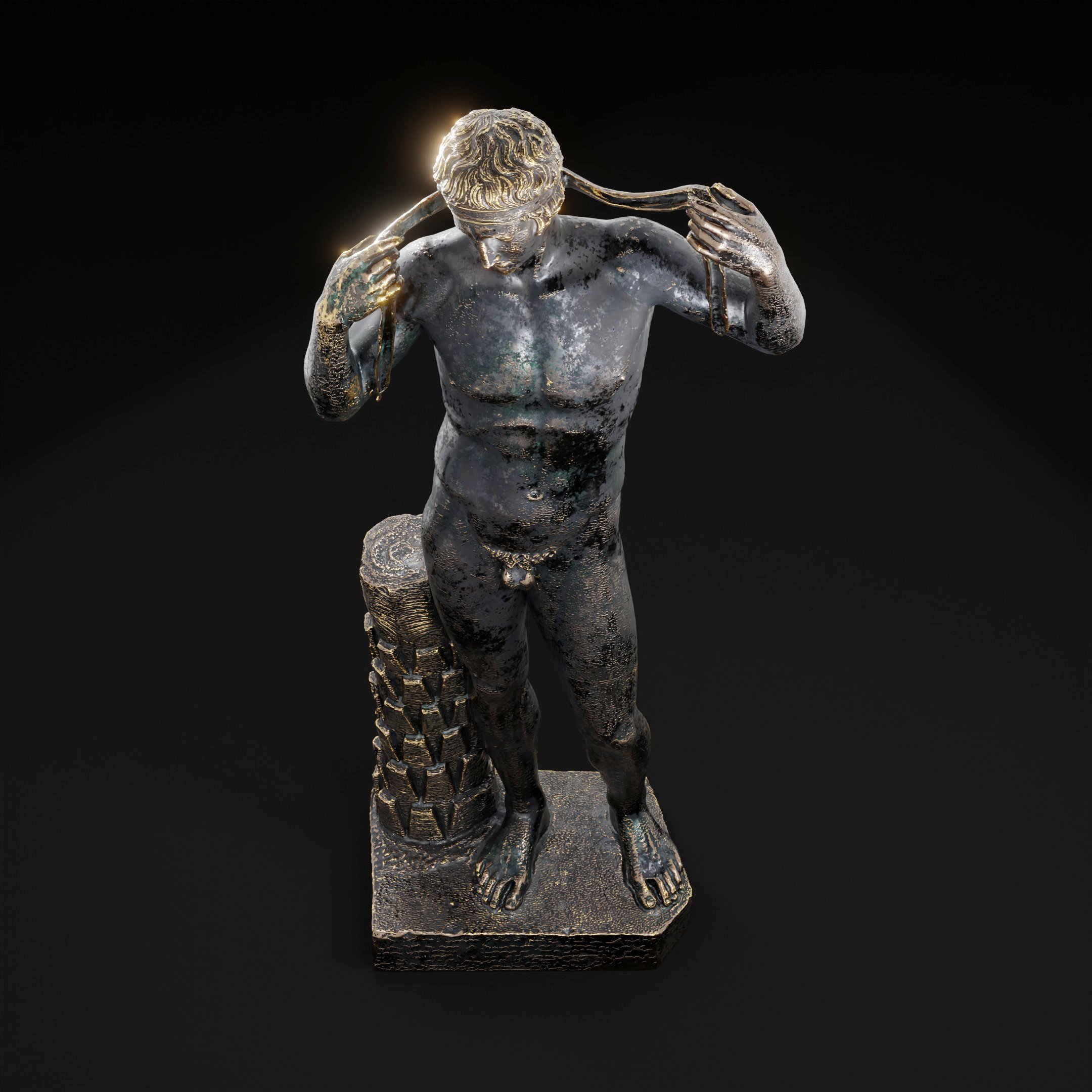 Famous Roman Statues Chic Collection 104 - Blender Market