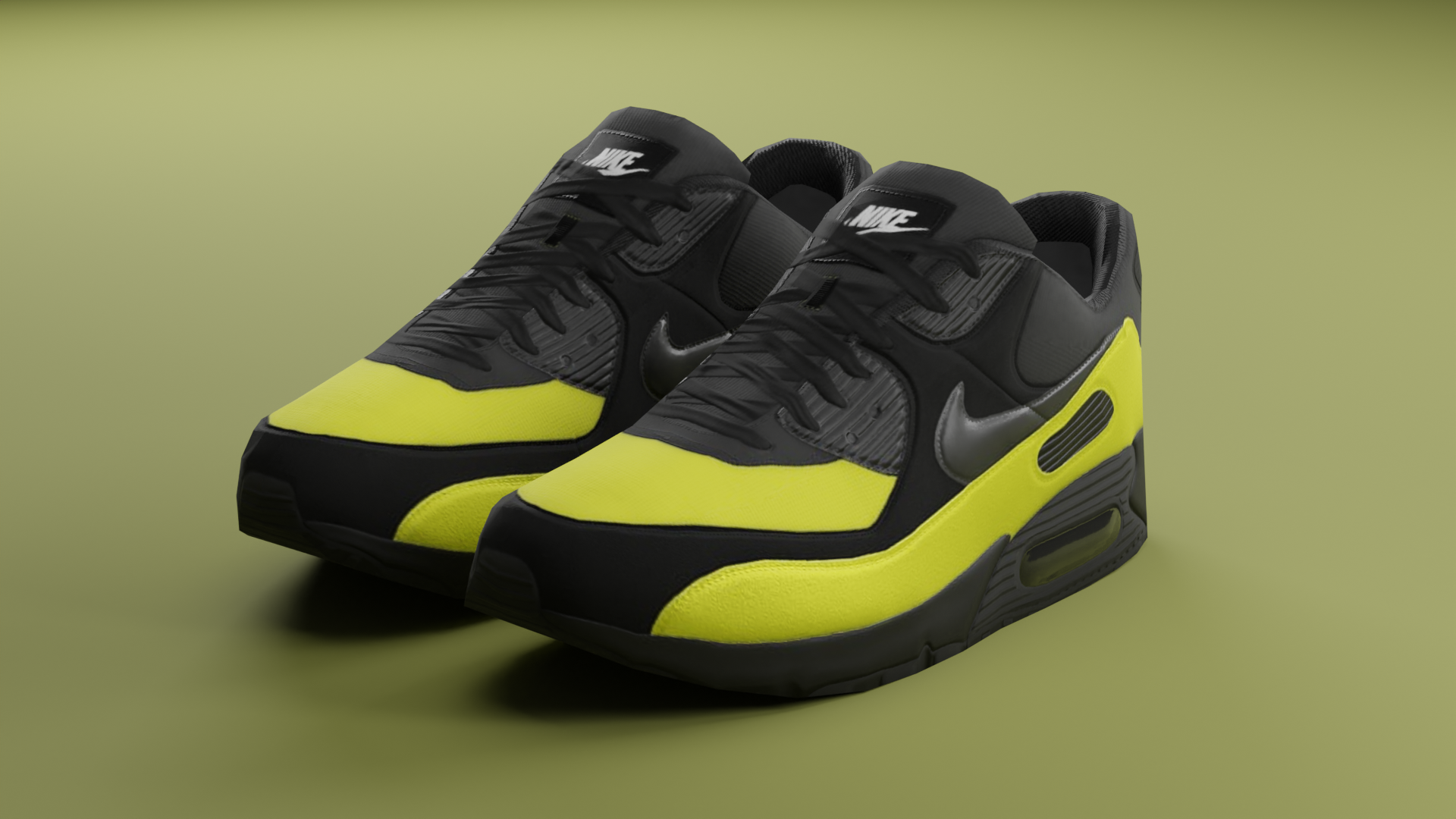 Airmax Nike Shoes 03 Very Low Poly Blender Market