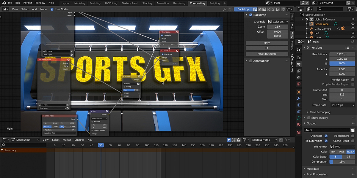 How To Create a Motion Graphics Sports Bumper Blender Market
