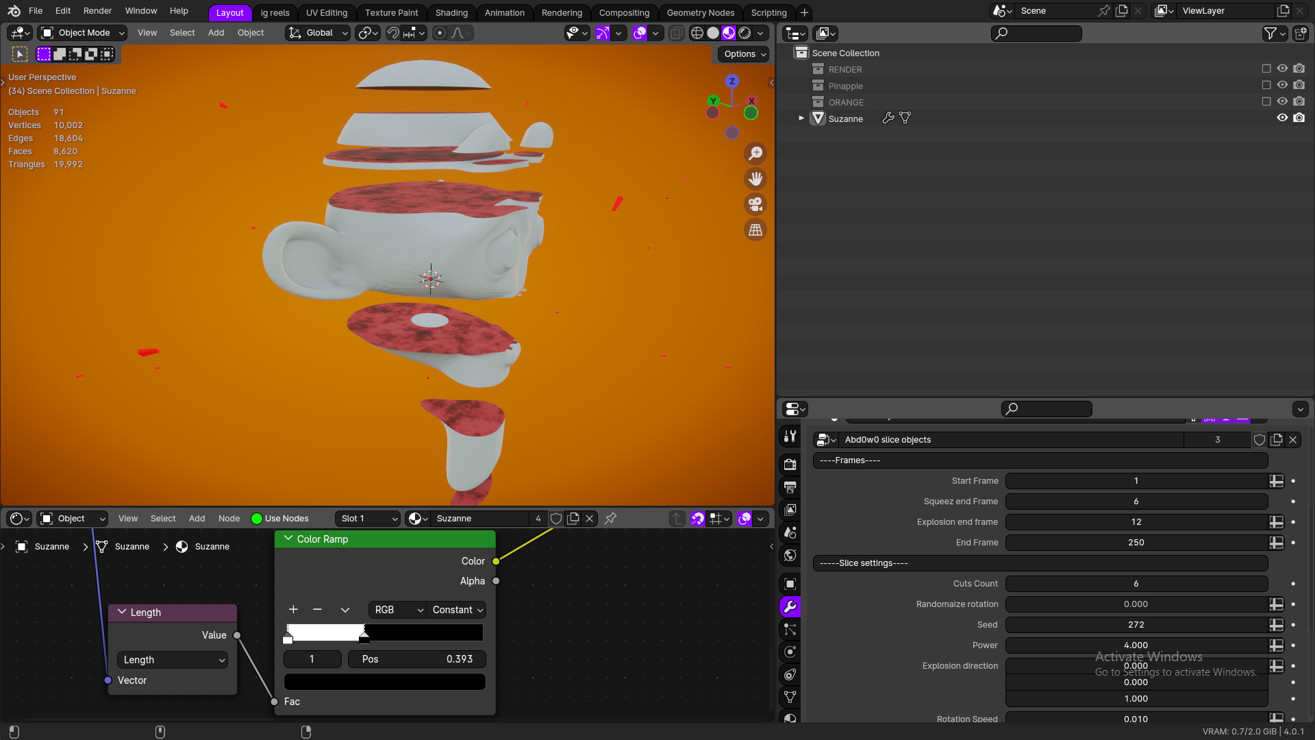 Abd0w0 Slice/Explode objects simulation Blender 4.0 + Blender Market