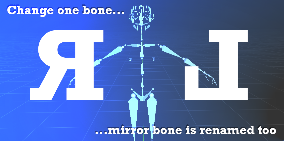 Bone Mirror Rename Blender Market