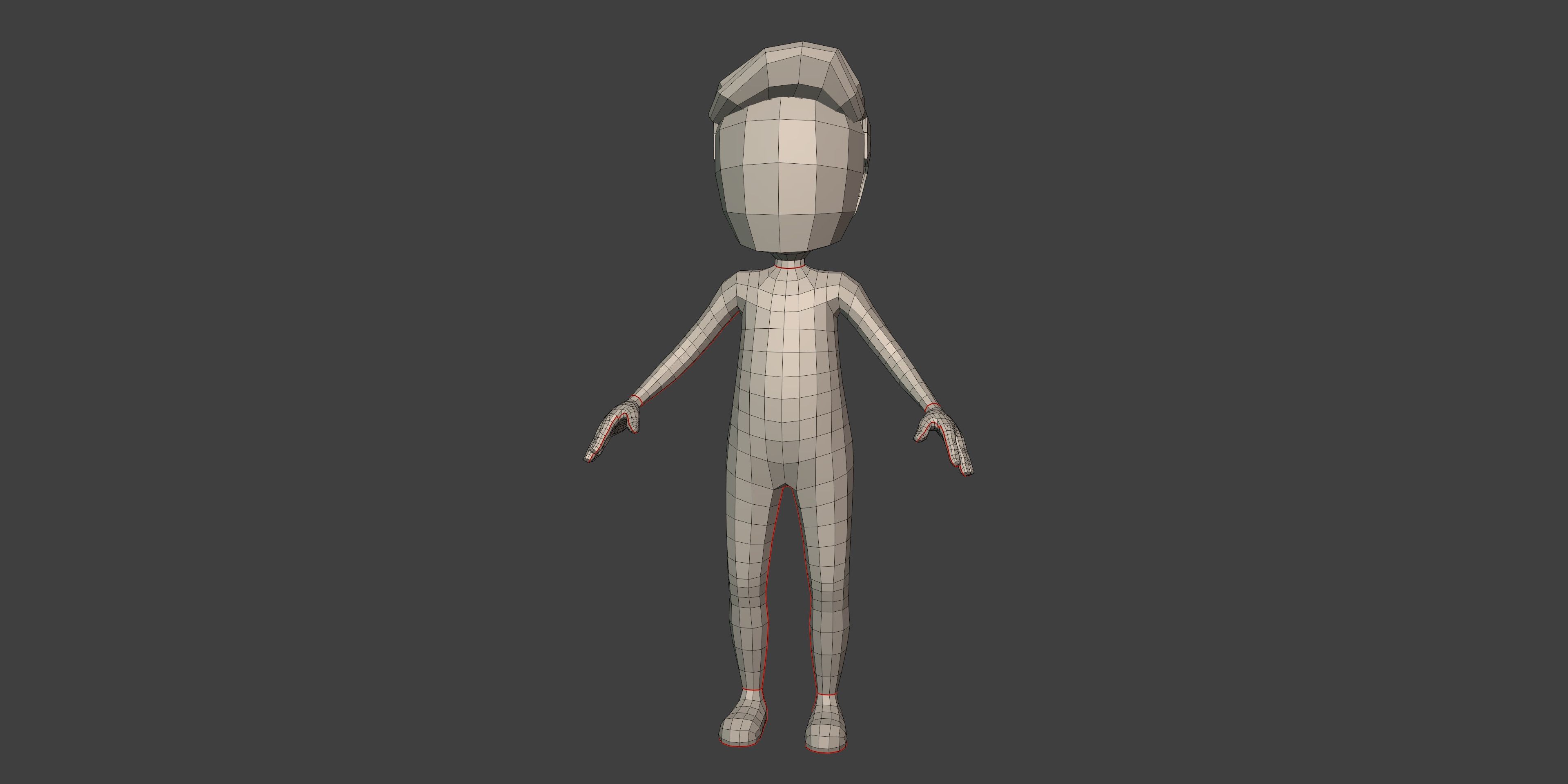 Carton Stickman with High Quality IK and FK Rig Blender Market