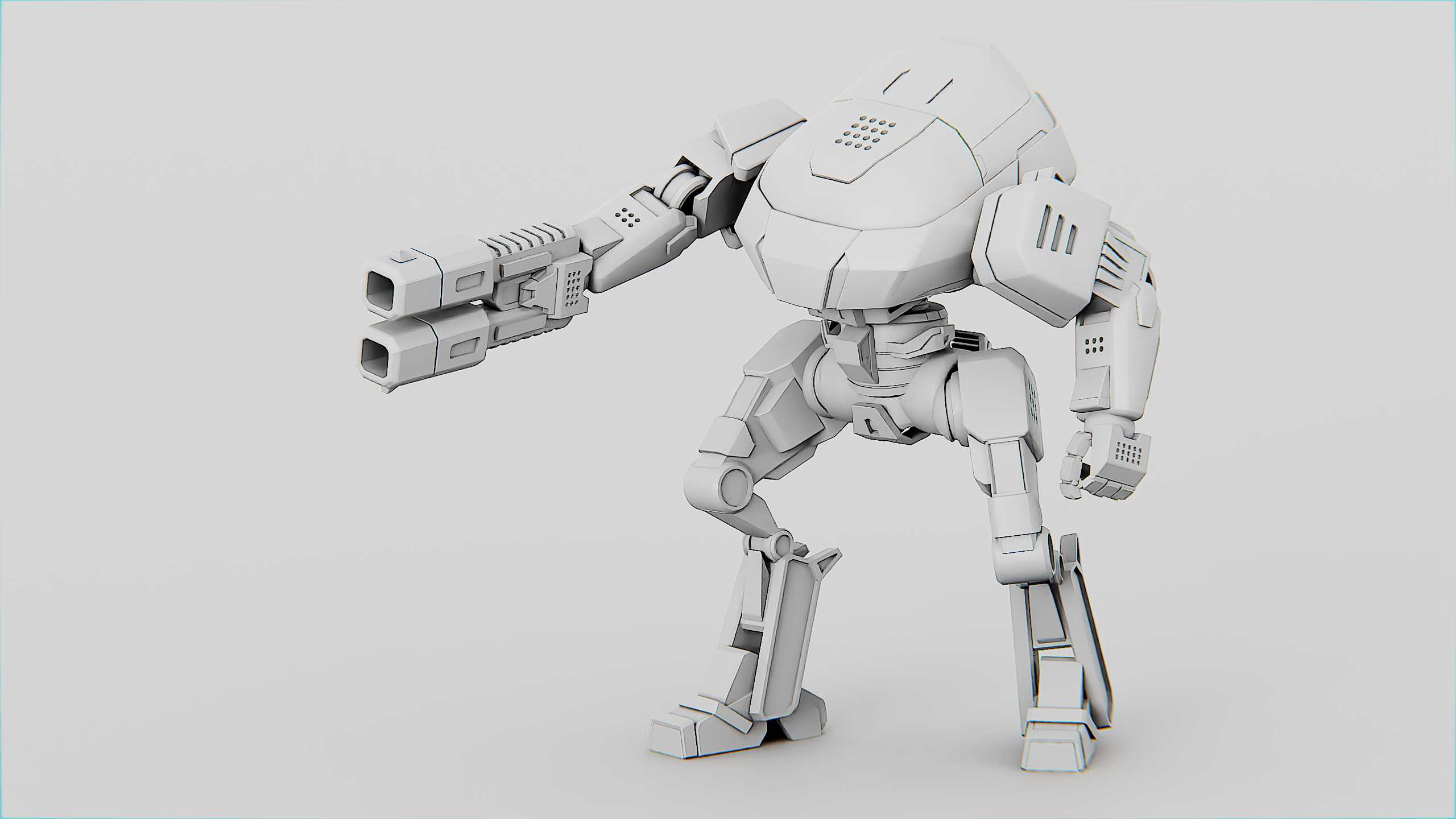 ROBOCOP Z500 Auto-Rig Pro Rigged For Mixamo, Unreal Engine, Unity ...