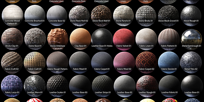 99 PBR Materials Vol.01 - Blender Market