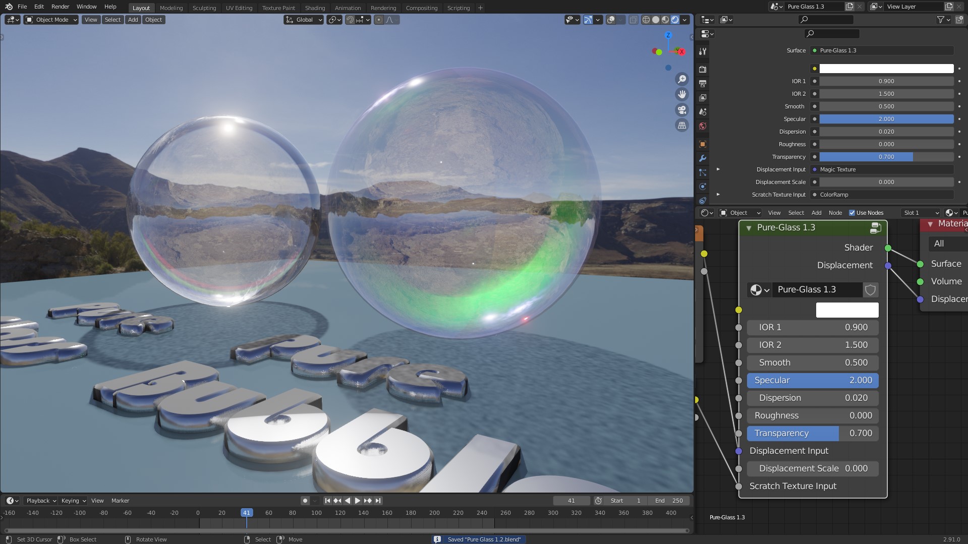 PureGlass (EEVEE) - Blender Market