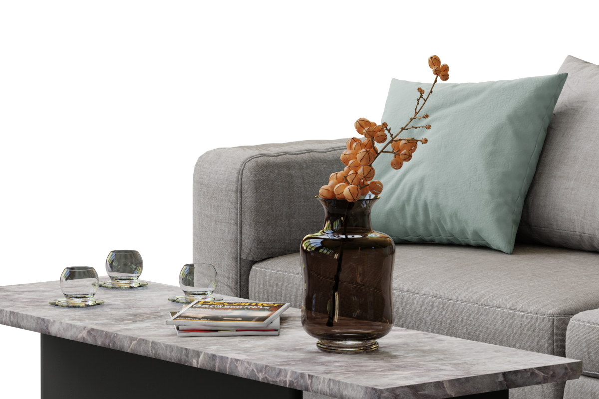 Sofa set Albert sofa scene Cycles and Octane Blender Market
