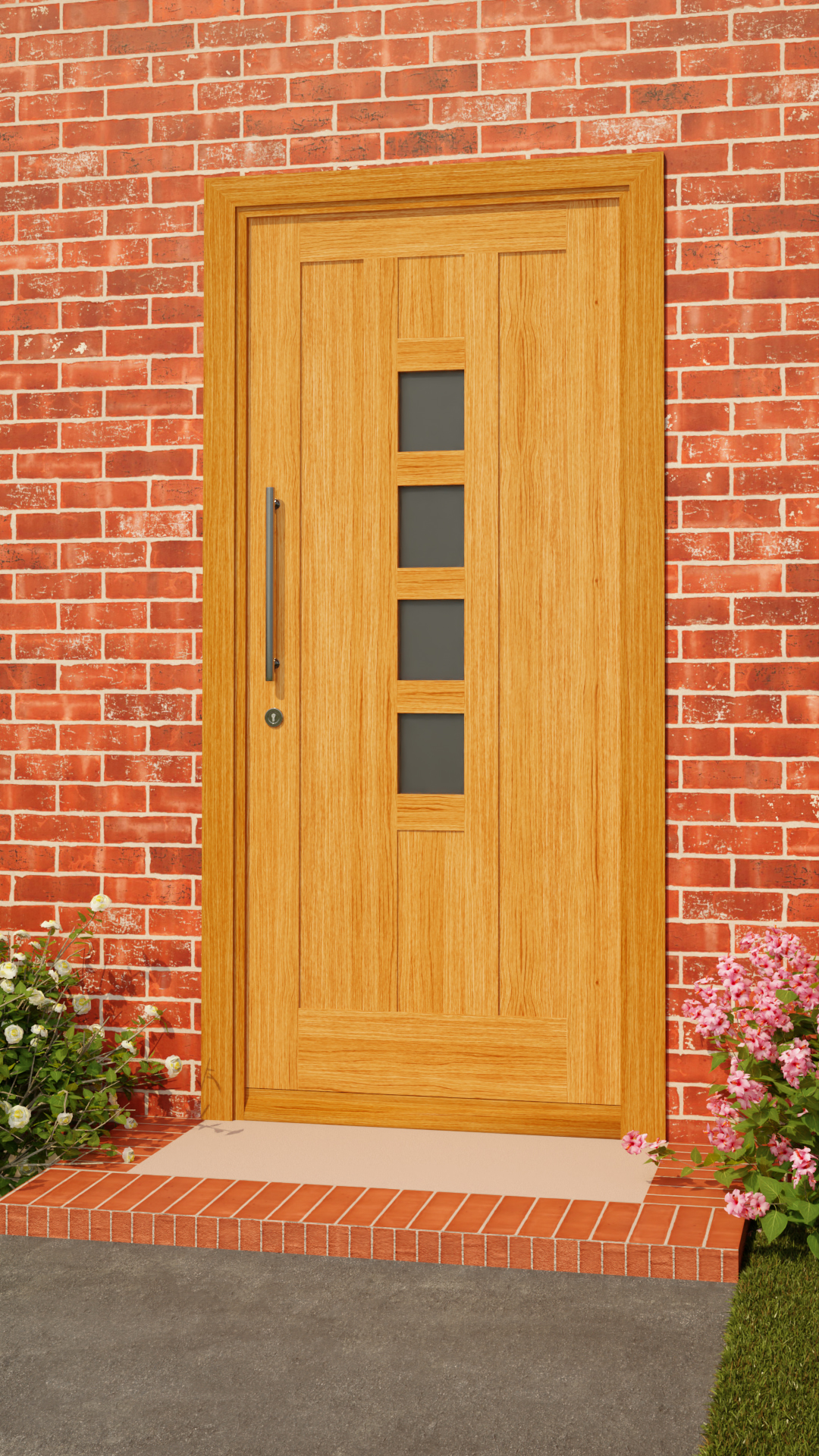 Oak Entrance Door UK Architecture Blender Market