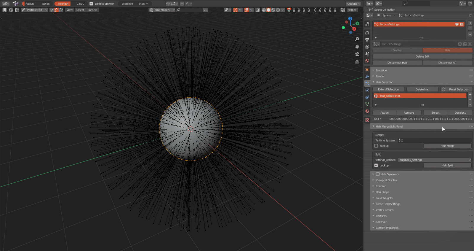 Blender Addon Hair Extension Toolkit VFX Grace Blender Market