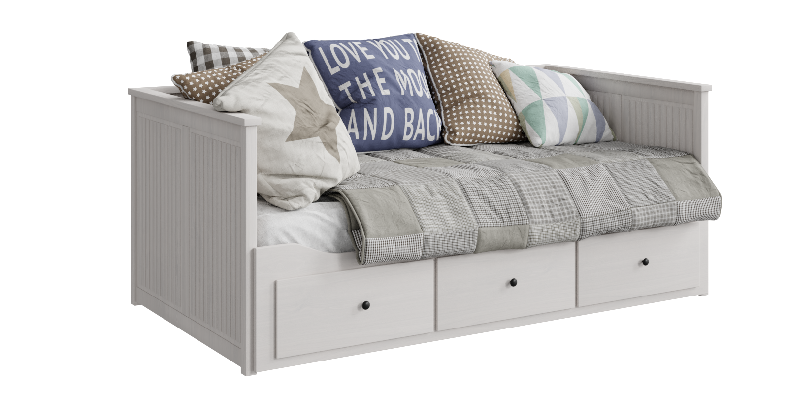 Bed Daybed Ikea Hemnes 01 2 Beds With Pillows And Sheets Blender