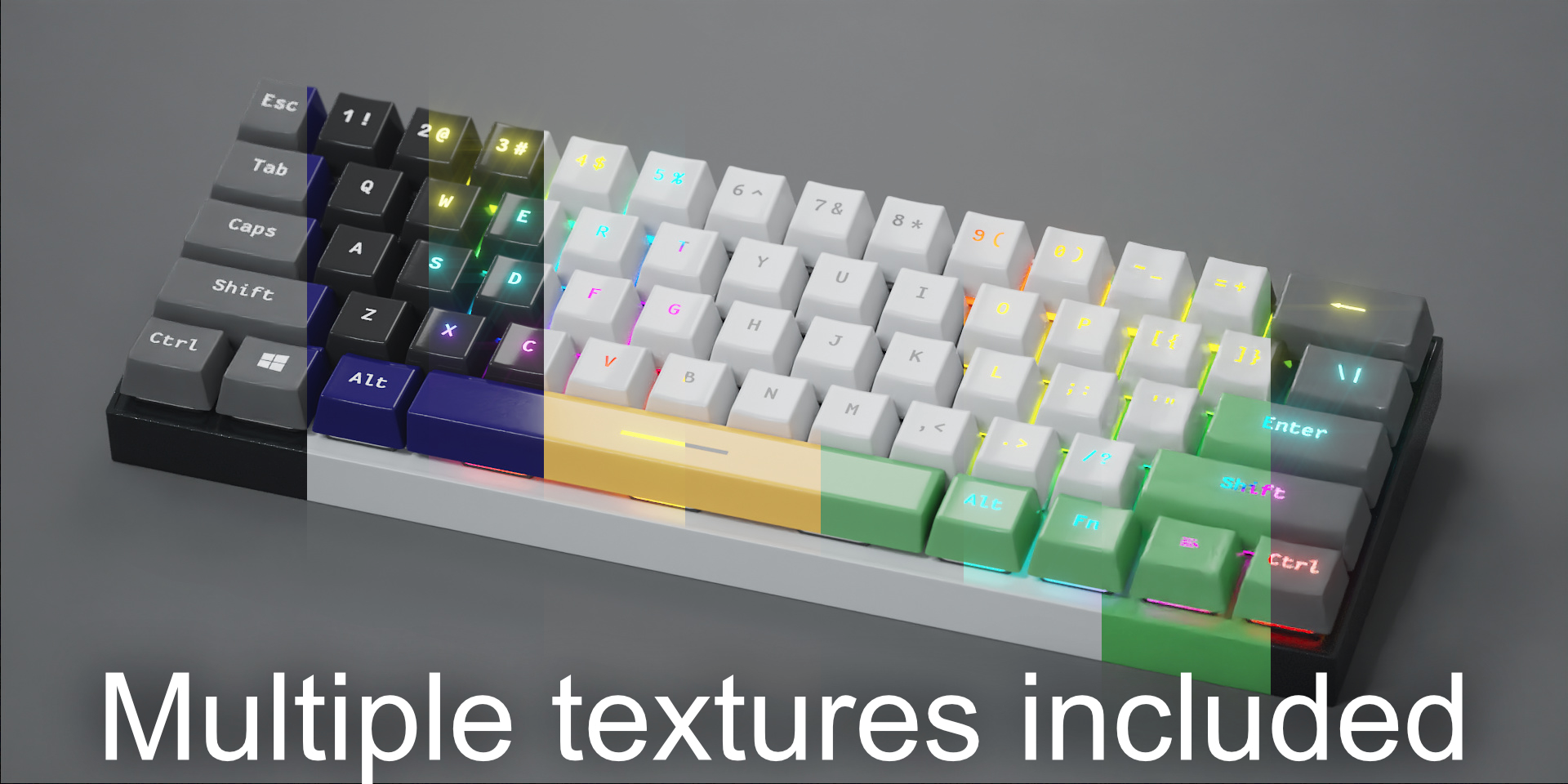 Compact mechanical keyboard - Blender Market