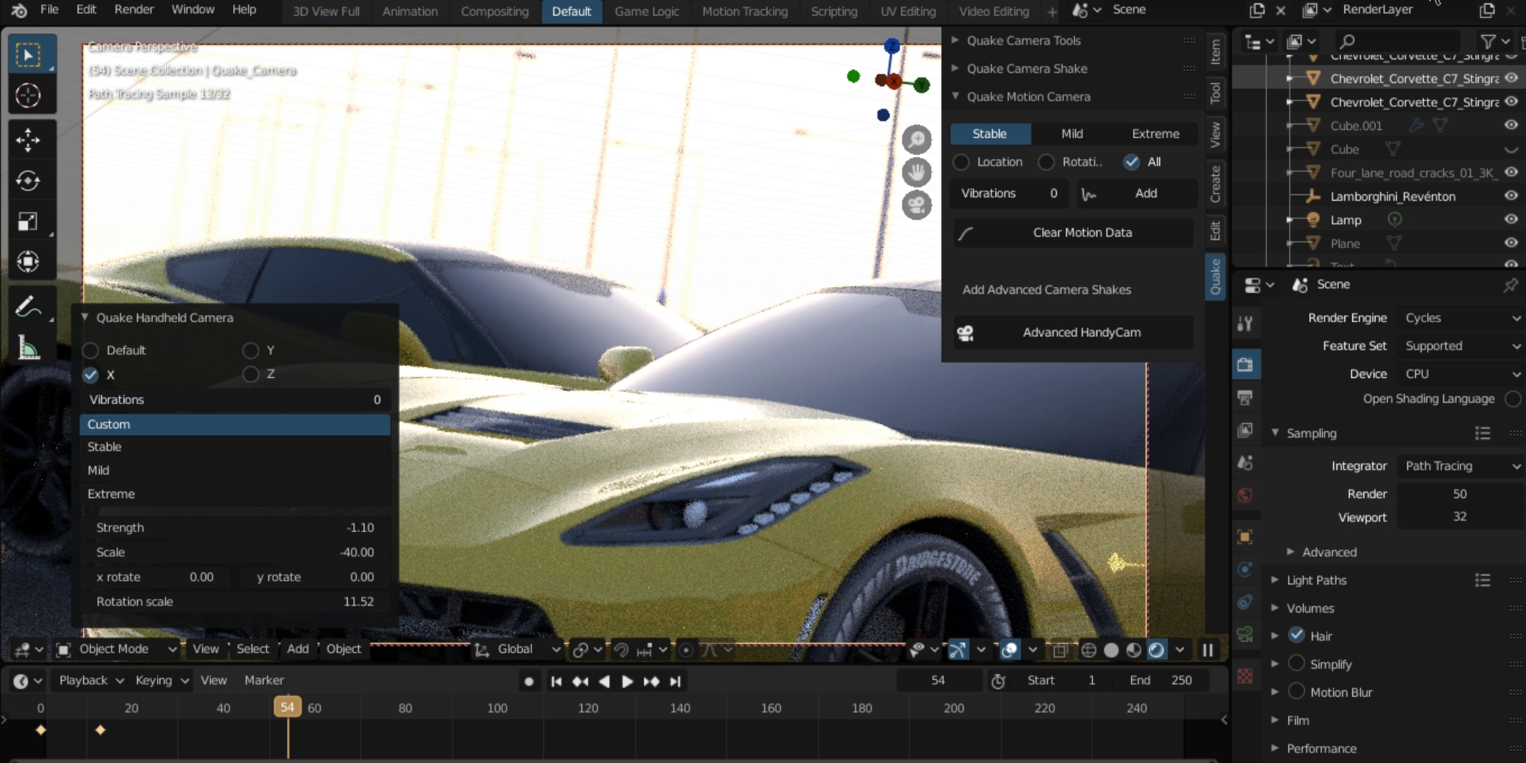 Quake Motion Camera Blender Market