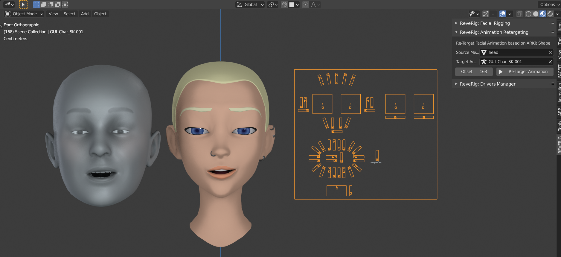 ReveRig Take your facial animation to another level Blender Market