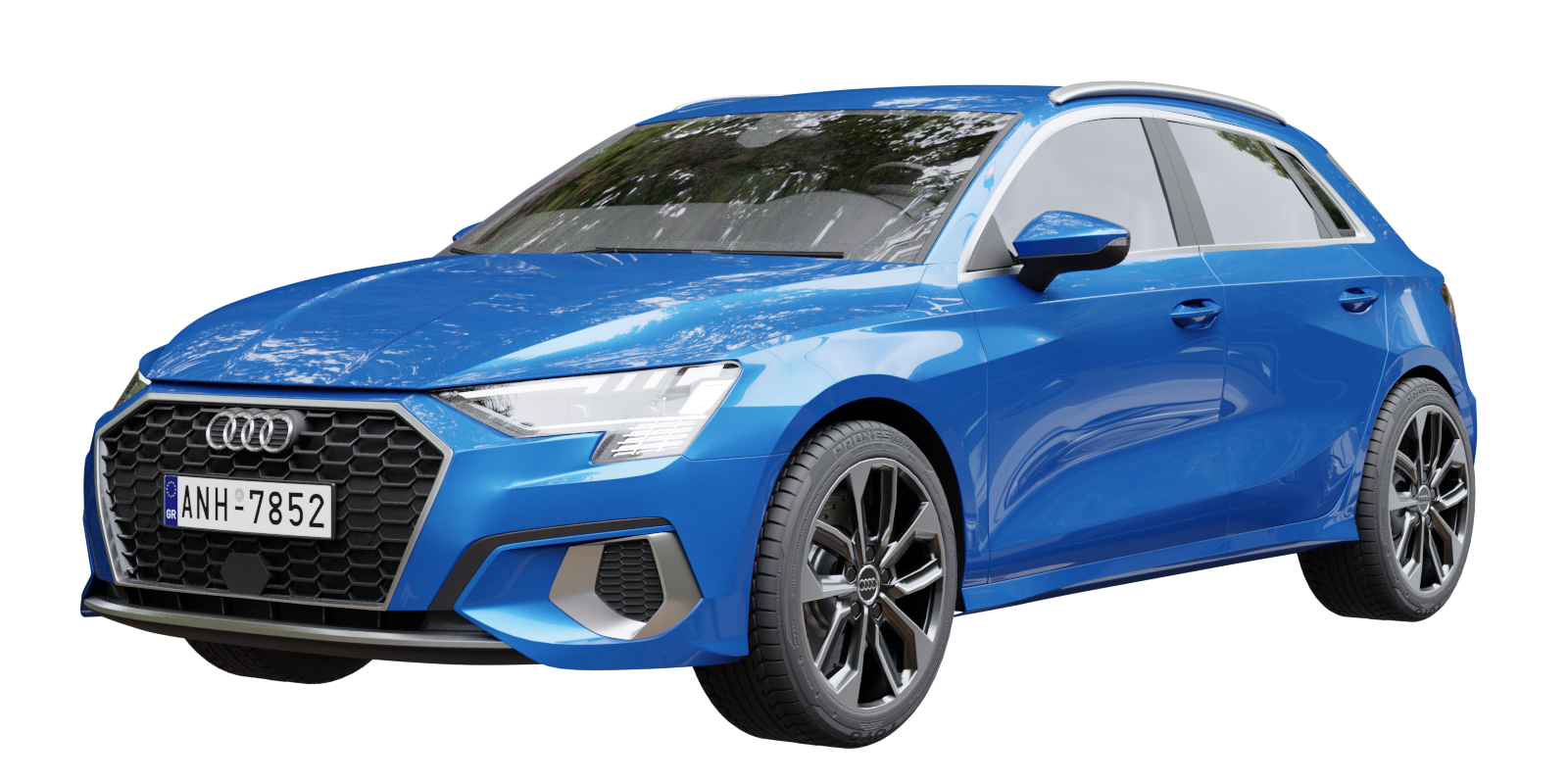 car Audi A3 Sportback car model Blender Market