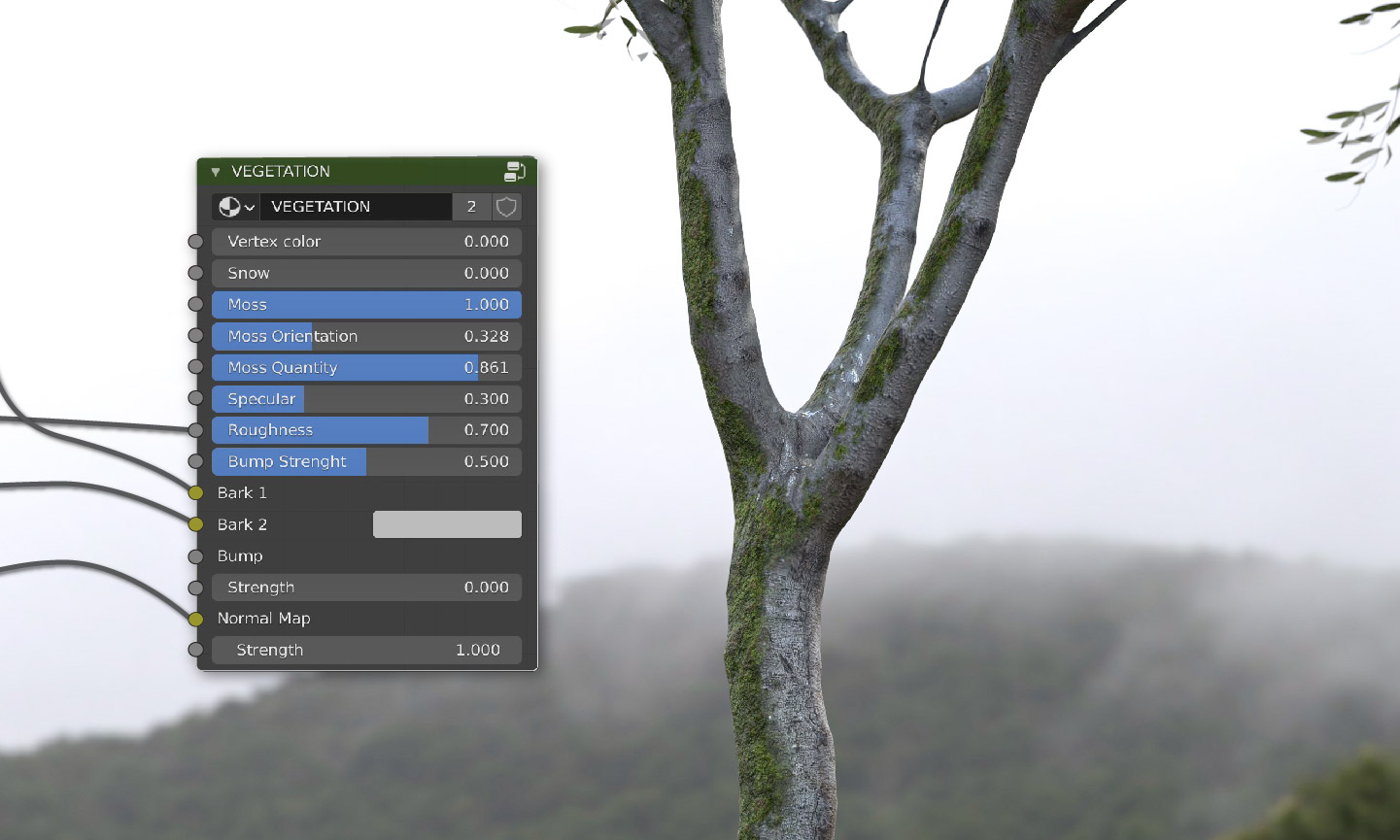 Tree Vegetation Tree and Plant Animation Library Addon Blender Market